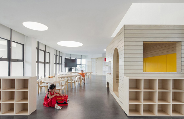 廣州設計裝修公司洞頭區靈昆幼兒園裝飾設計案例 廣州設計裝修公司洞頭區靈昆幼兒園裝飾設計案例