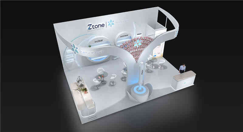 中利騰暉光伏科技有限公司參展上海新國際博覽中心展覽設(shè)計展臺搭建4