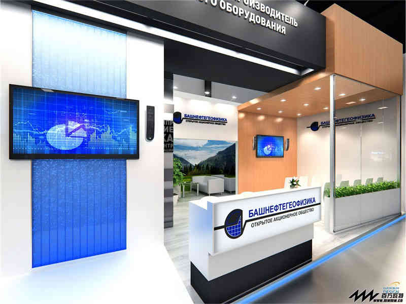 上海航天機(jī)電股份有限公司參展上海新國際博覽中心展覽設(shè)計展臺搭建4