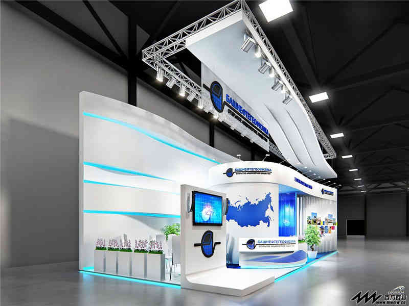 上海航天機(jī)電股份有限公司參展上海新國際博覽中心展覽設(shè)計展臺搭建2