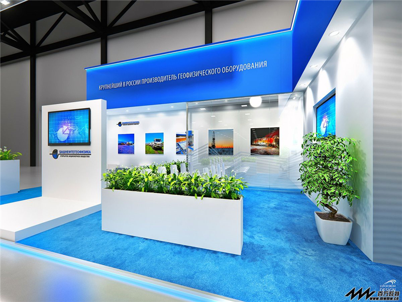 烽火科技參展廣州會展中心展覽設(shè)計展臺搭建4